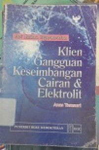 Klien Gangguan Keseimbangan Cairan & Elektrolit